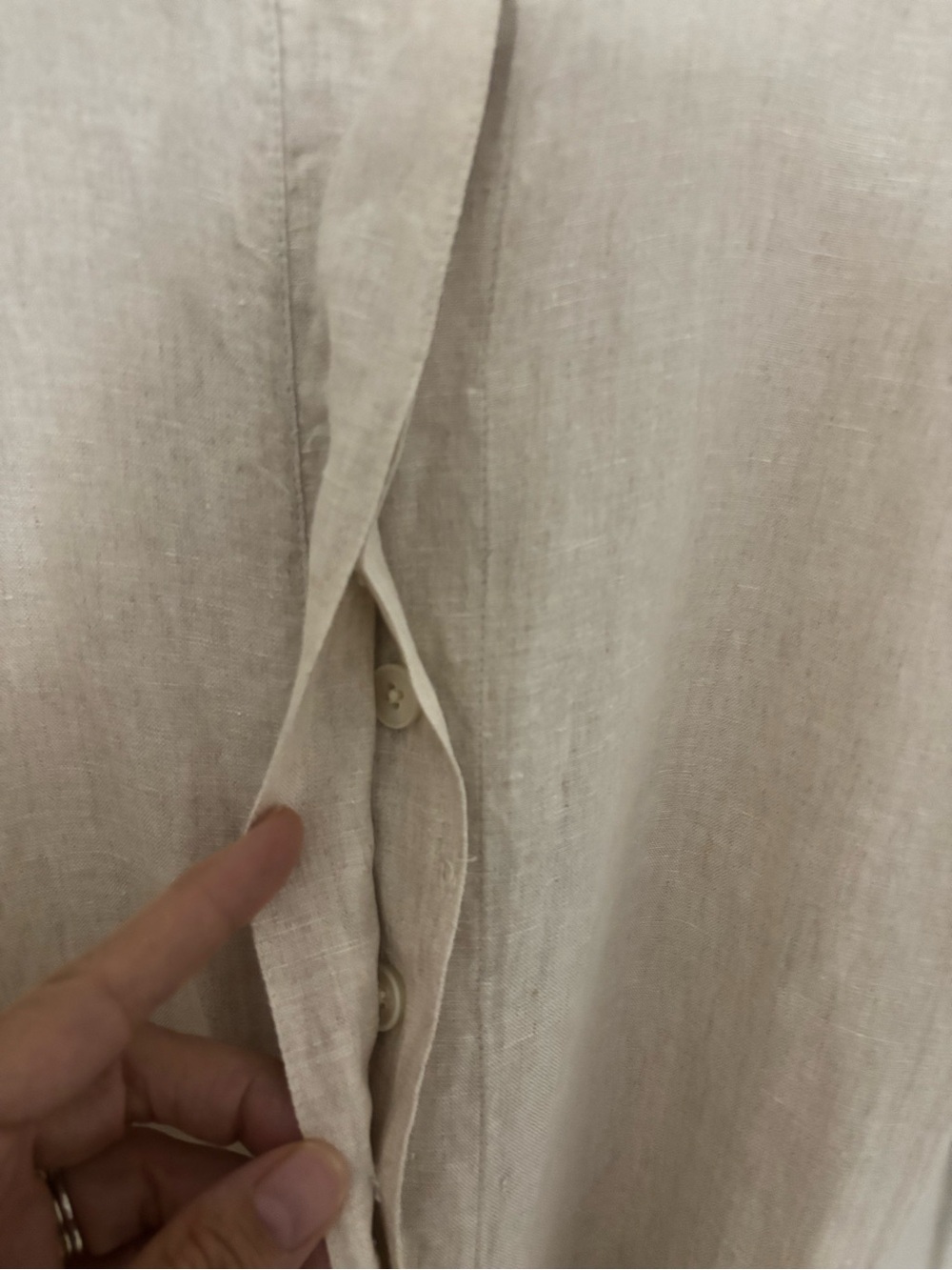 J. Crew Sleeveless Tie-Waist Linen Midi Dress - Cream - Picture 7 of 8